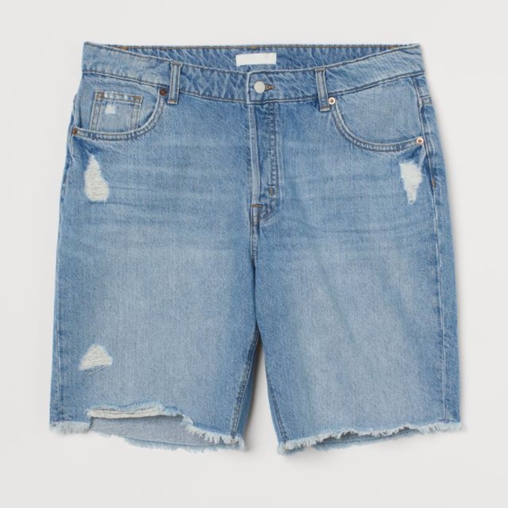 H&M+ Denim Bermuda Shorts 8